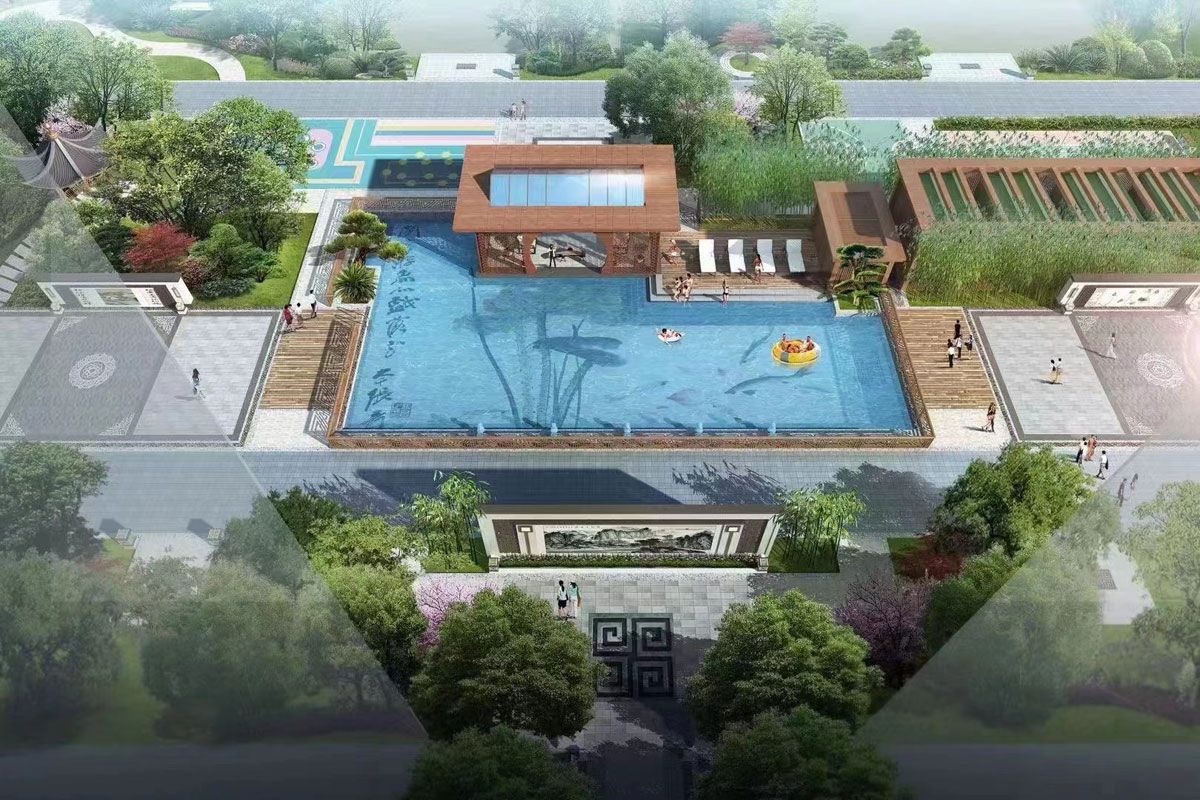 金域首府项目位于沅江市沅江大道与新沅路交汇处