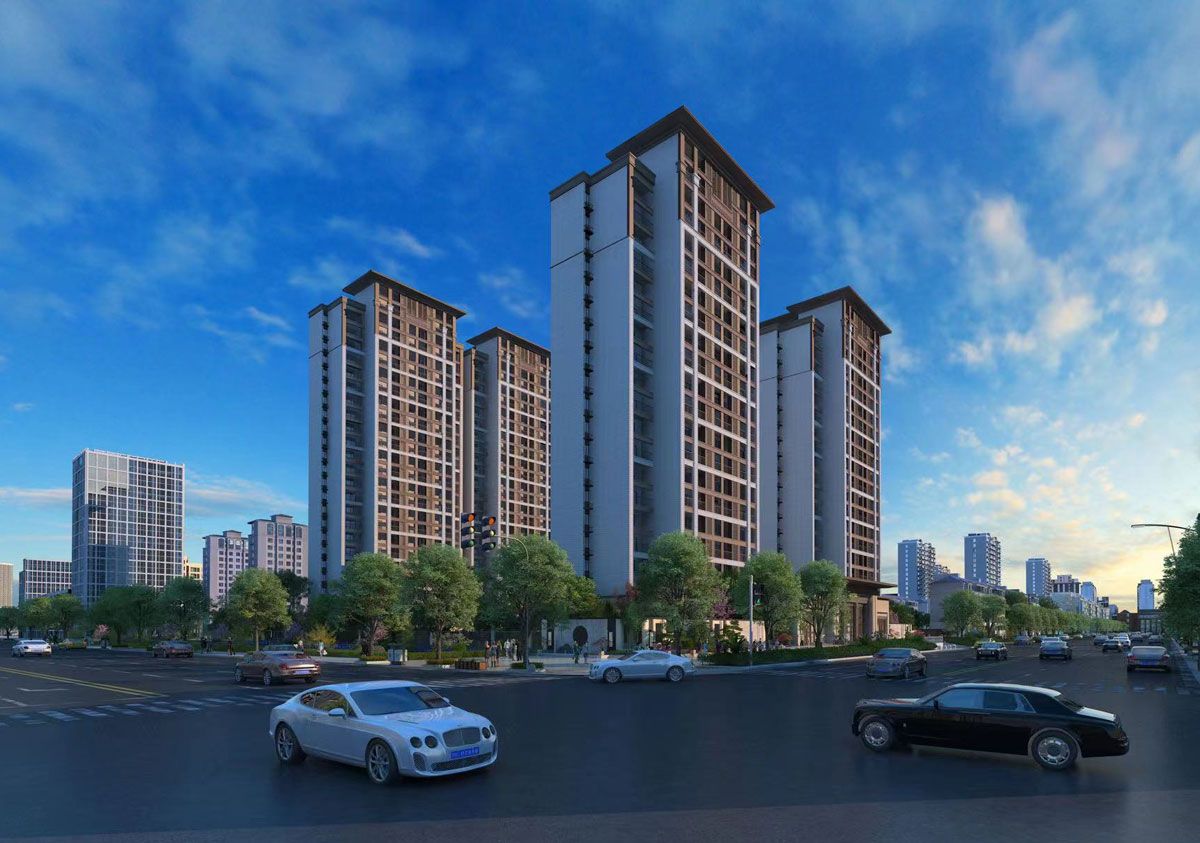 金域首府项目位于沅江市沅江大道与新沅路交汇处