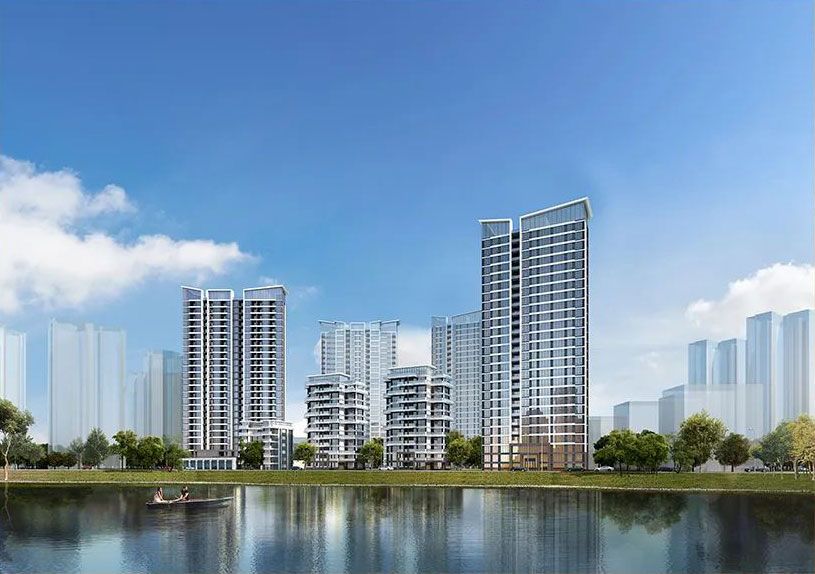 辉达壹号湾项目位于沅江上琼湖路交金橙路北侧