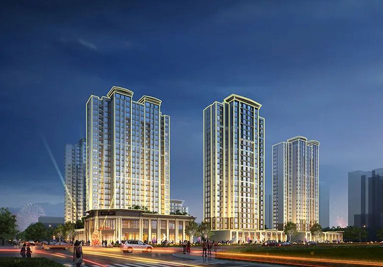 辉达首府项目位于沅江市沅田路与沅江大道交汇处