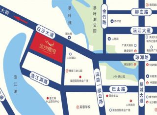 益阳-沅江市金沙丽湾为您提供该项目区位图欣赏