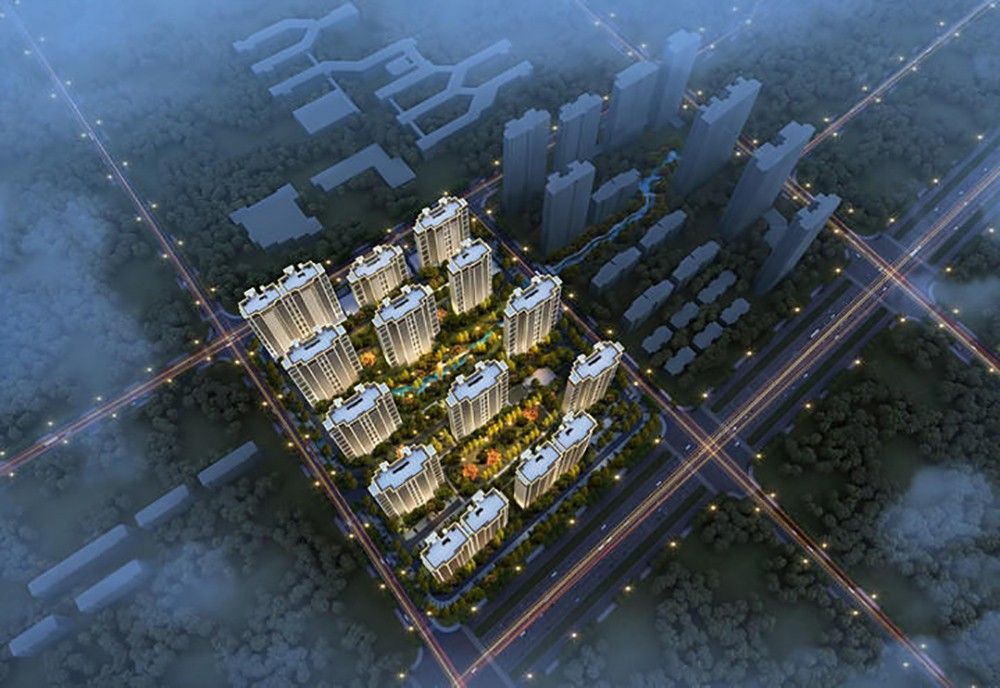 中梁拾光学府项目位于桃花江大道与金凤路交汇处