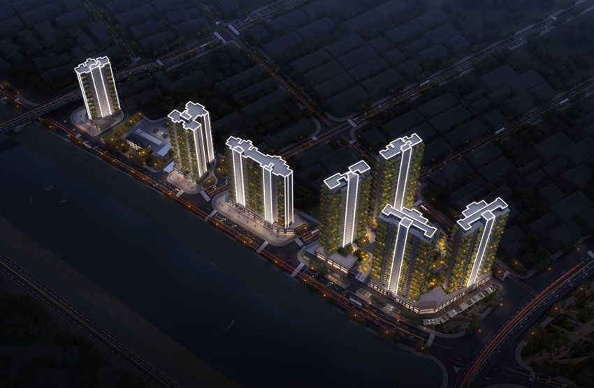 上海玺苑项目位于桃江县獭溪路与桃花路交汇处（一桥桥头）