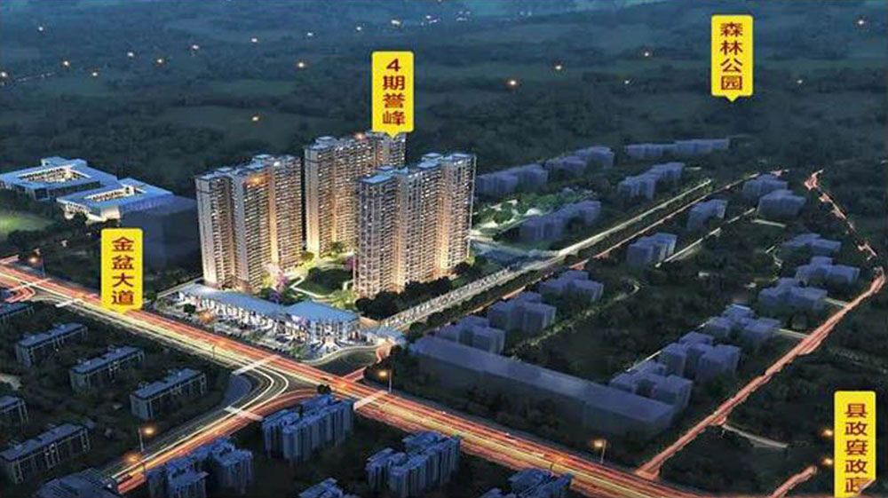 金峪庄园项目位于桃江县金盆北路东侧与振兴东路交汇处