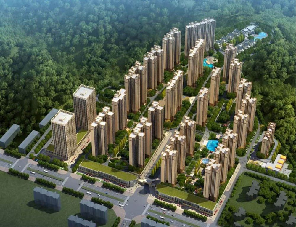 金峪1号项目位于金峪庄园北侧，桂花园小学旁