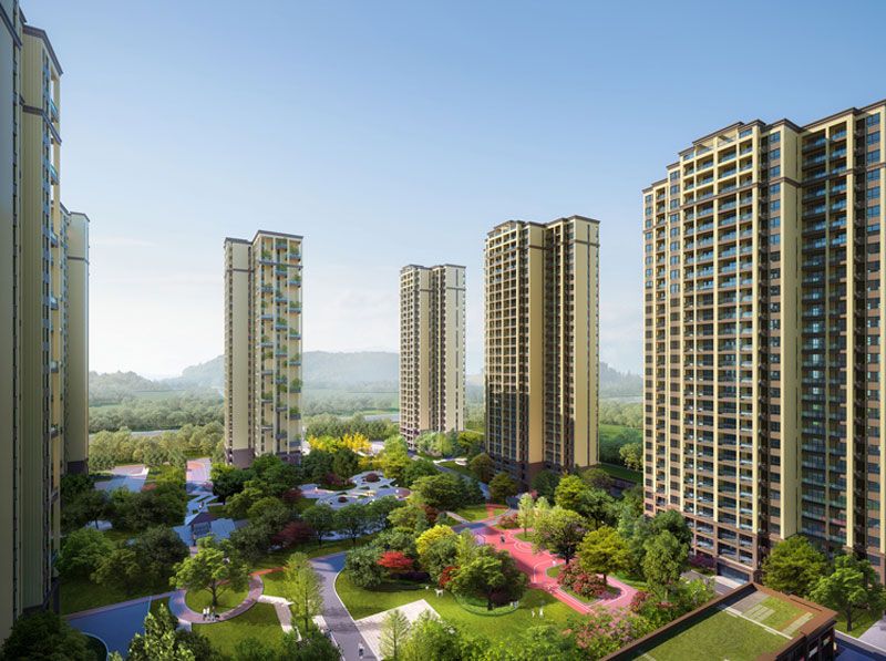 谷山壹品项目位于桃江金盆南路玉潭学校正对面