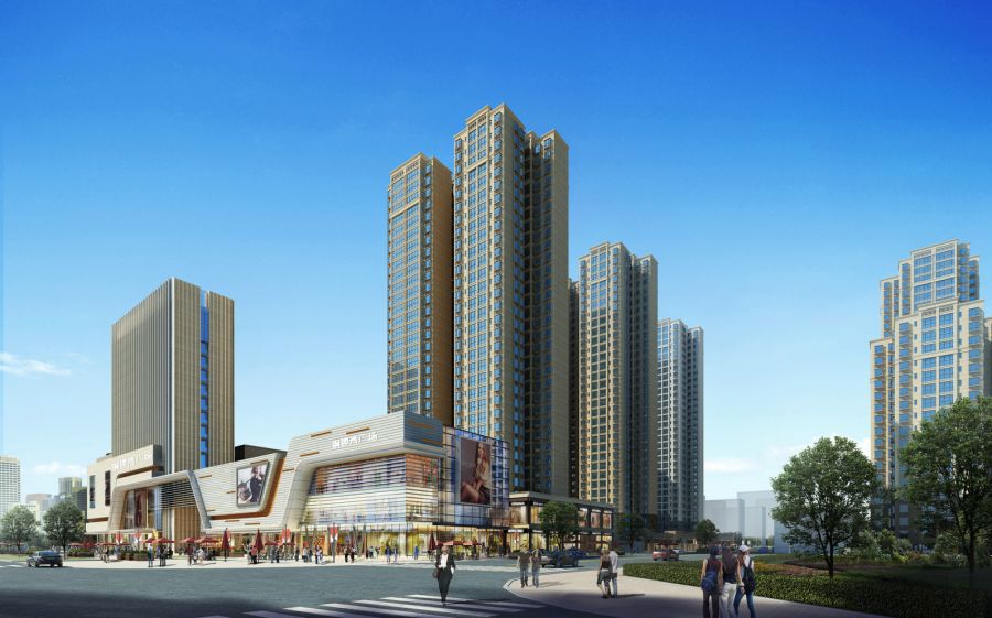 铜锣湾广场项目位于南县沿湖路与桂花园路交汇处（新人民医院斜对面）