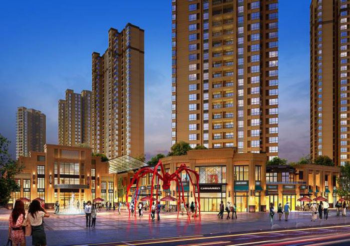 湖景新城项目位于南县德昌公园东南侧（南洲中路上）