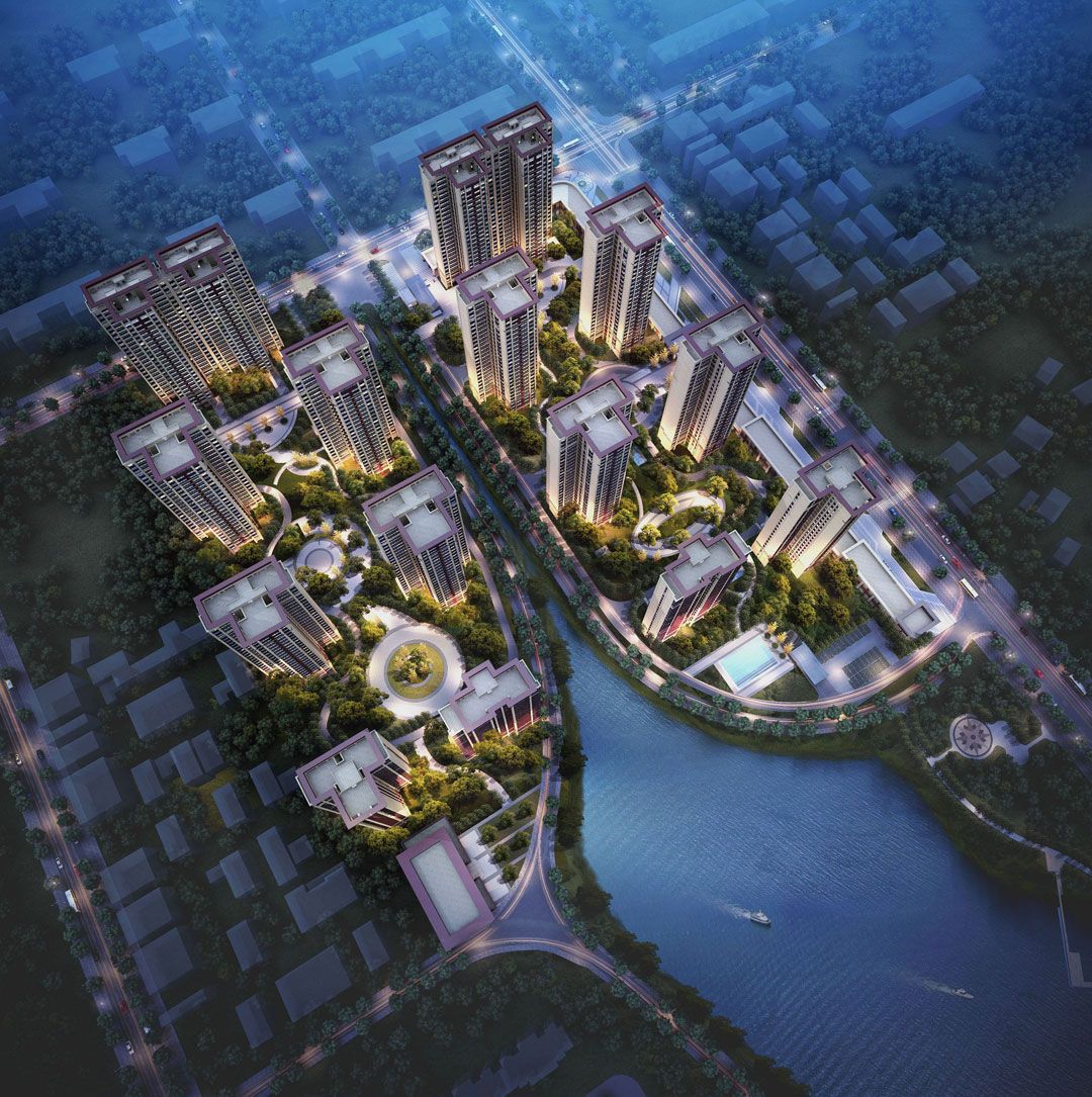 公园世家项目位于南县鸿雁湖公园北侧