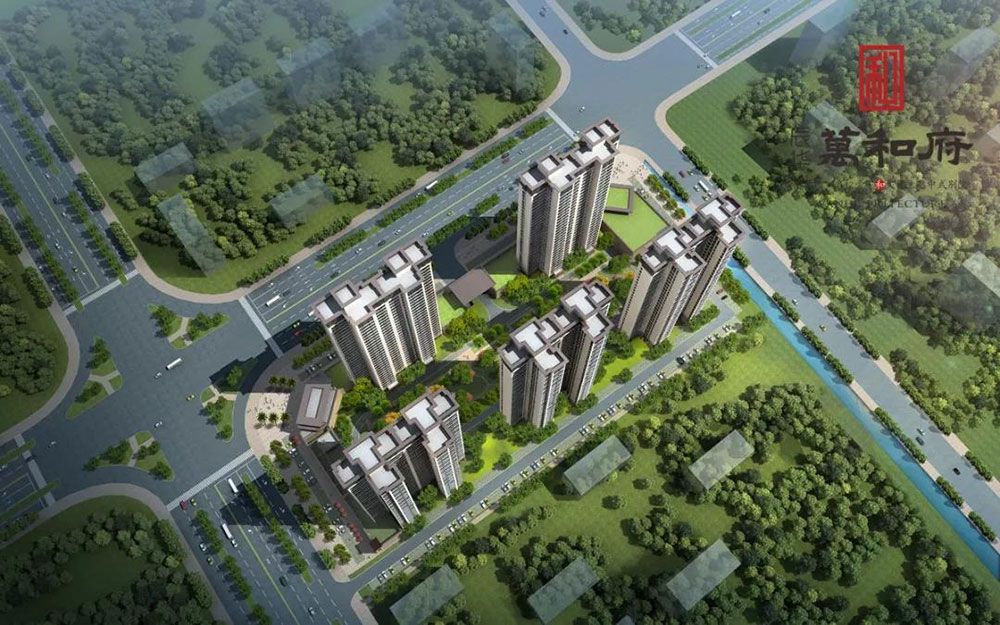 万和府项目位于南县兴盛路与太阳山路交汇处