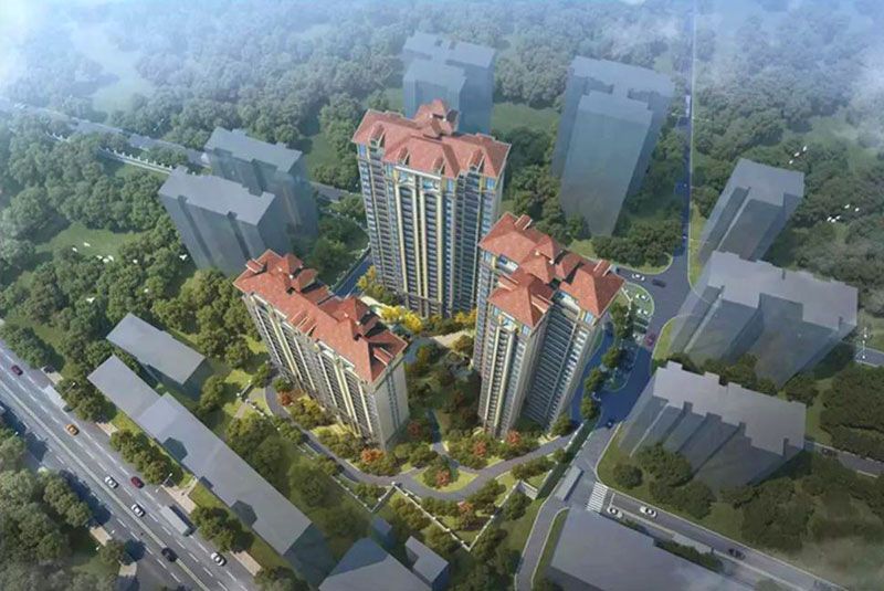 云顶上品项目位于益阳赫山区龙洲路与桃花仑路交汇处