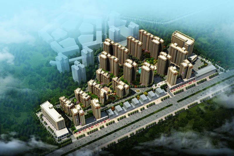 云顶上品项目位于益阳赫山区龙洲路与桃花仑路交汇处