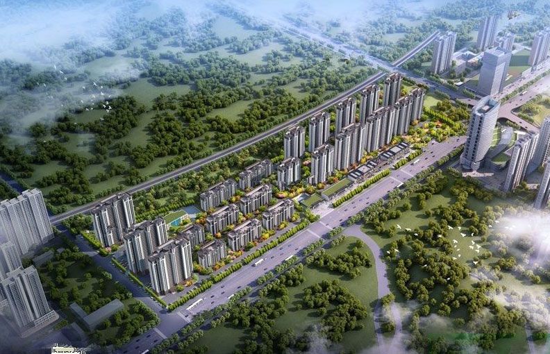 中央御府项目位于益阳市迎宾东路市民文化中心南侧