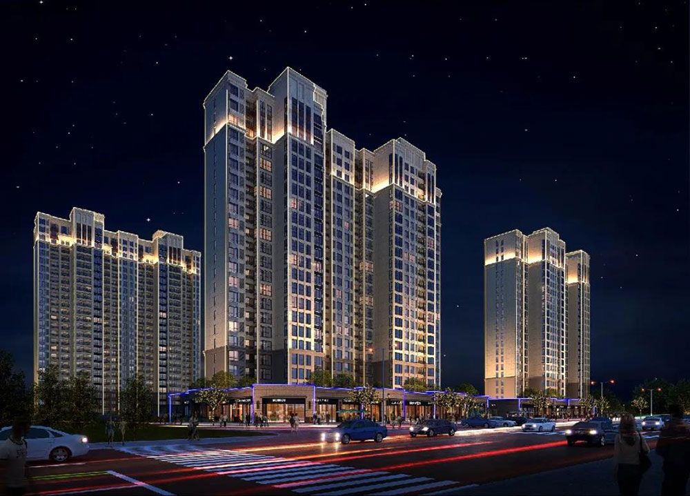 益登华庭项目位于益阳市赫山区进港公路与S308交汇处西北角