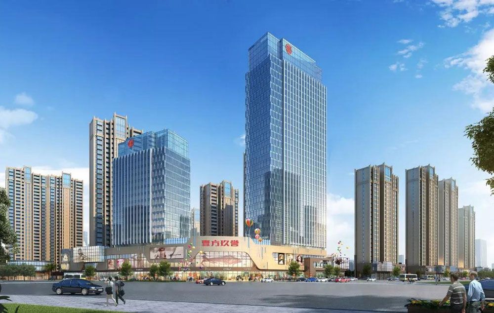 壹方玖誉项目位于益阳东部新区银城大道与高新大道交汇处
