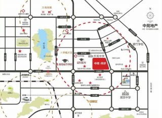 益阳赫山区中苑风华为您提供该项目区位图欣赏
