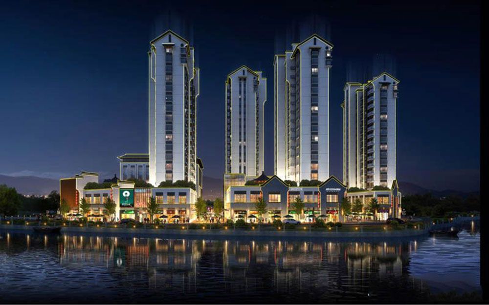 兰溪中心项目位于益阳市赫山区兰溪镇枫林桥旁