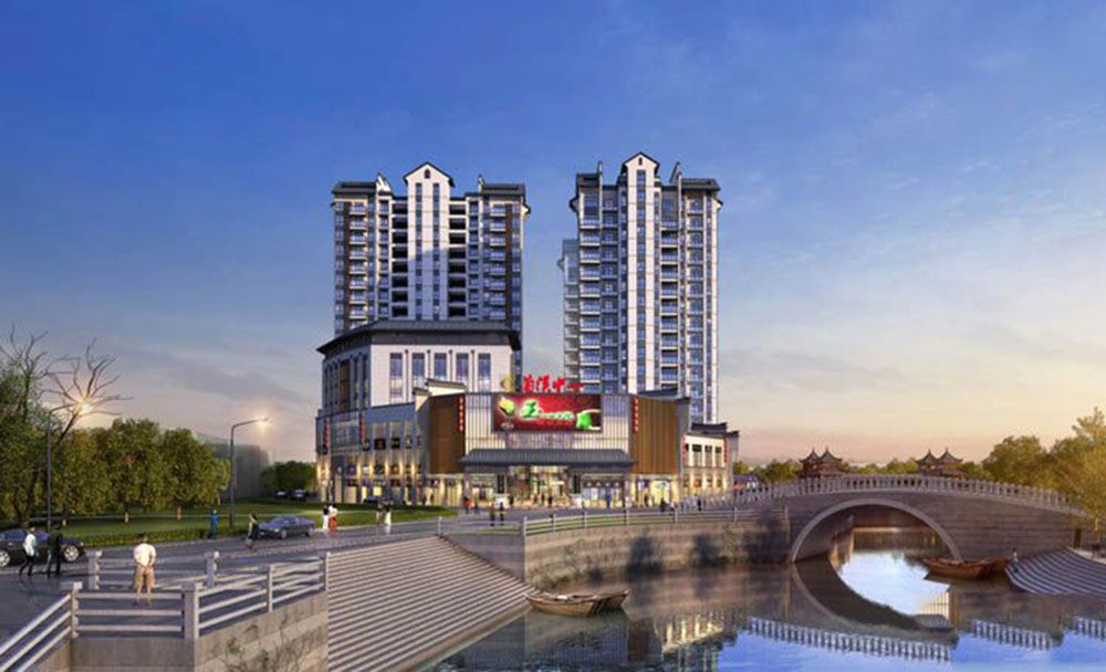 兰溪中心项目位于益阳市赫山区兰溪镇枫林桥旁