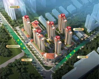 缇香名苑二期项目位于赫山区朝阳国际实验学校对面