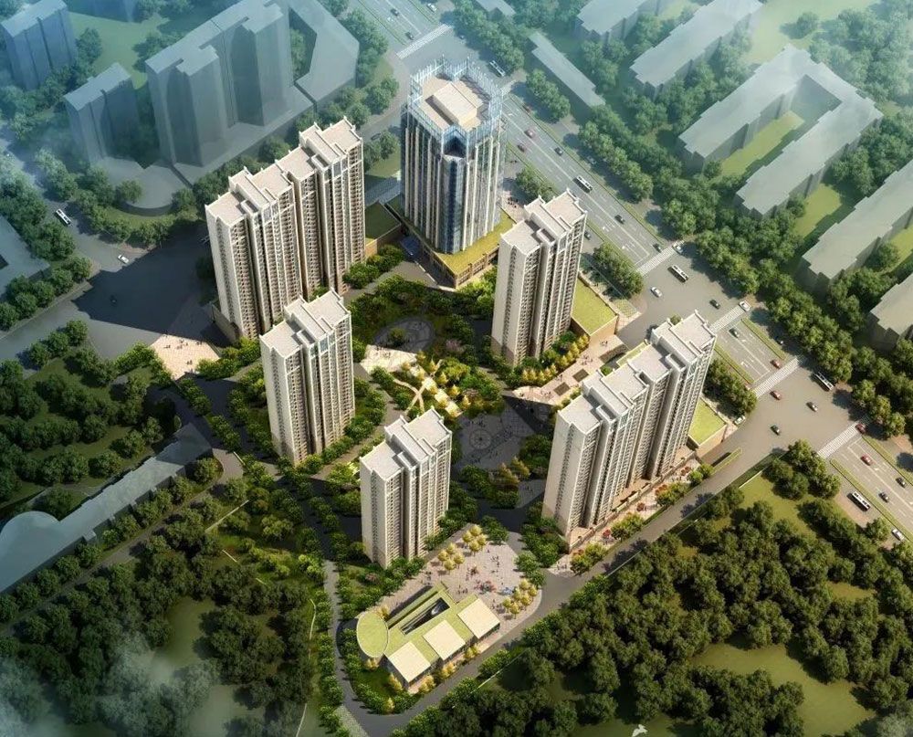 高新活力城项目位于益阳市团圆南路与仙峰仑路交汇处（梓山湖学校旁）