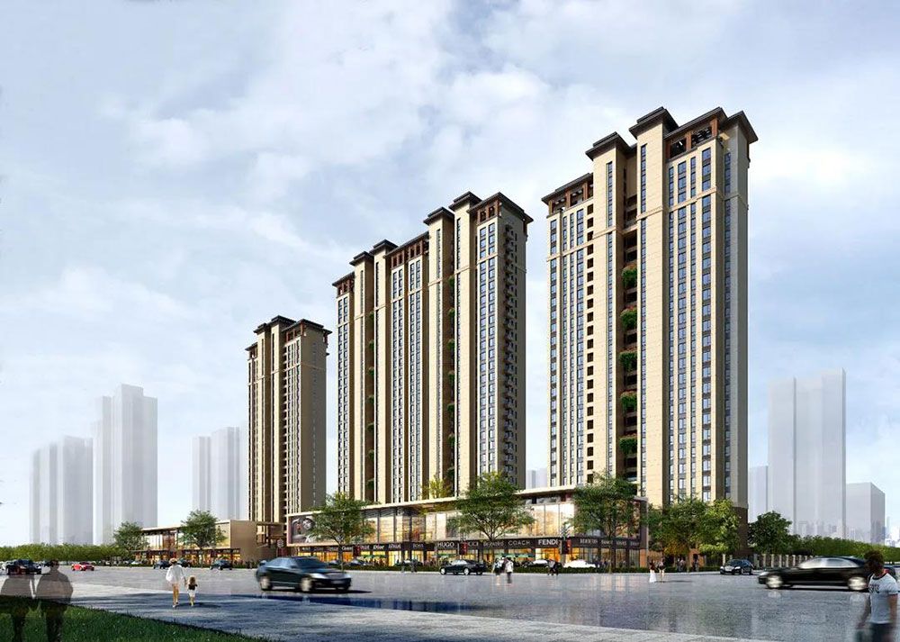 文苑凌云项目位于高新区迎宾路与银城大道的交汇处