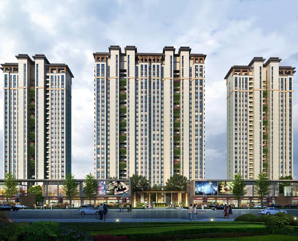 文苑凌云项目位于高新区迎宾路与银城大道的交汇处