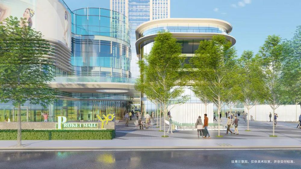 宝基广场项目位于益阳市龙洲路与迎宾路交汇处