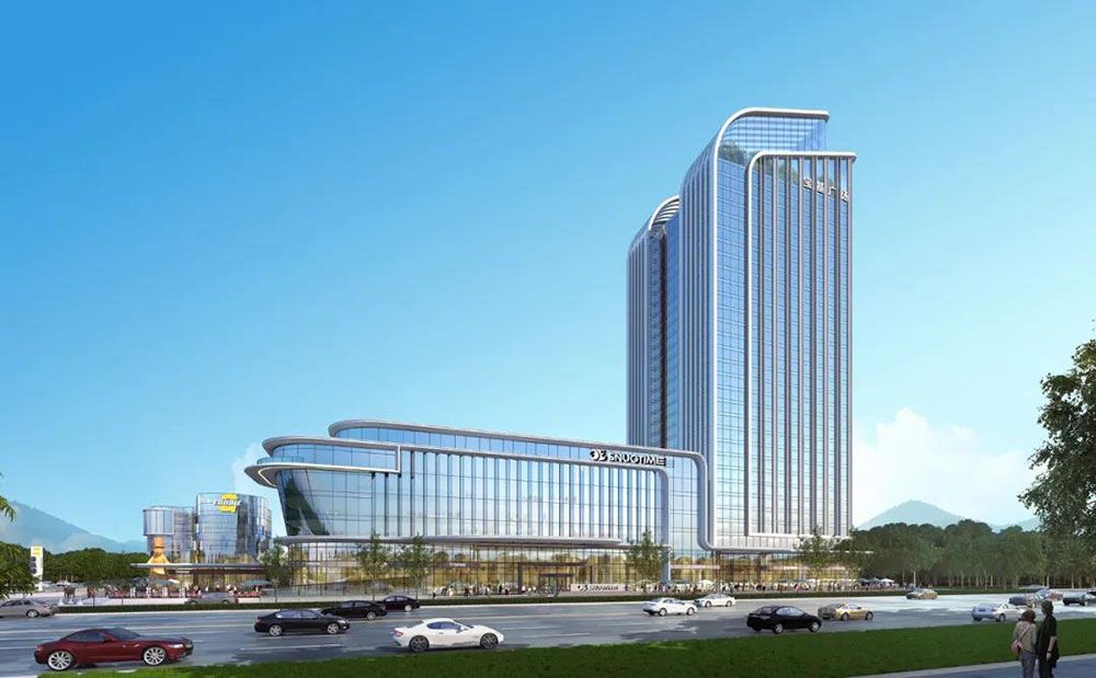 宝基广场项目位于益阳市龙洲路与迎宾路交汇处