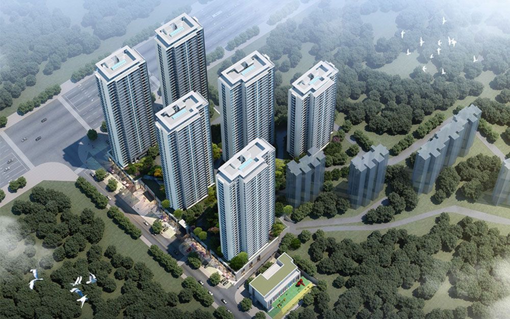 琨御府项目位于益阳市高新区益阳大道2号（老城市学院对面）