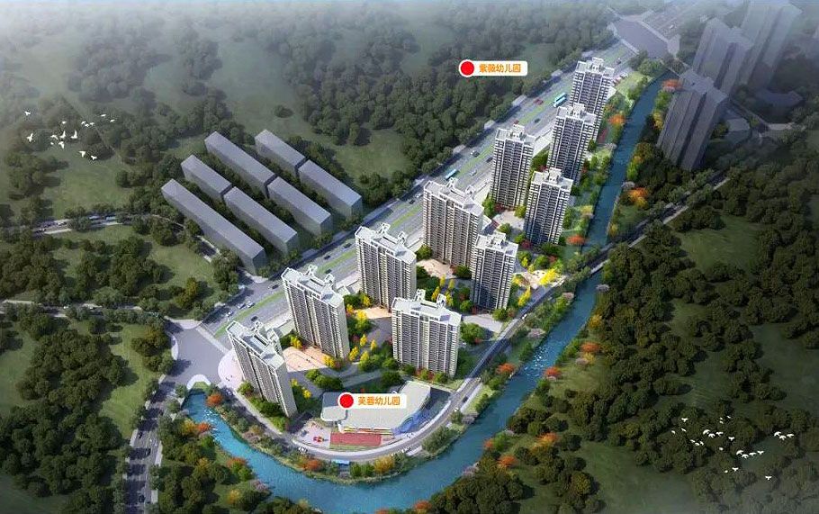 紫薇谷项目位于安化县吉祥大道与紫薇路交汇处