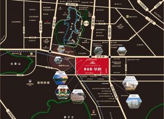 益阳高新区碧桂园华府为您提供该项目区位图欣赏