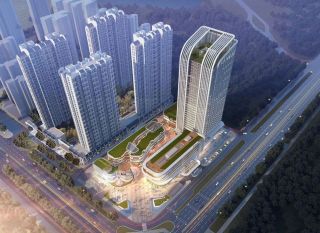 益阳高新区宝基广场为您提供该项目效果图欣赏