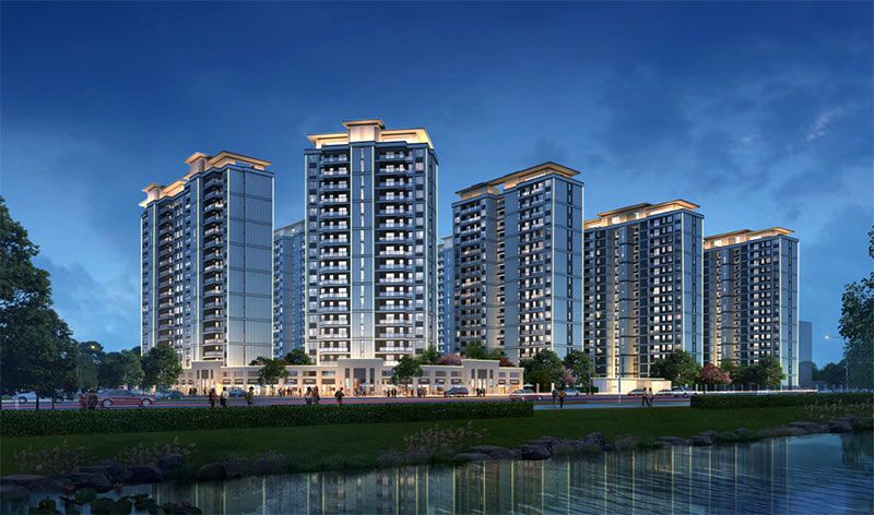 新天地半岛公园项目位于岳阳县荣家湾镇荣湾湖小学对面，检察院北侧