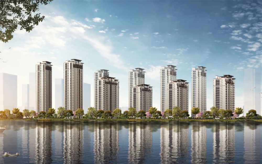 江河颐璟城项目位于南湖新区湖滨大道与岳雅路交汇处