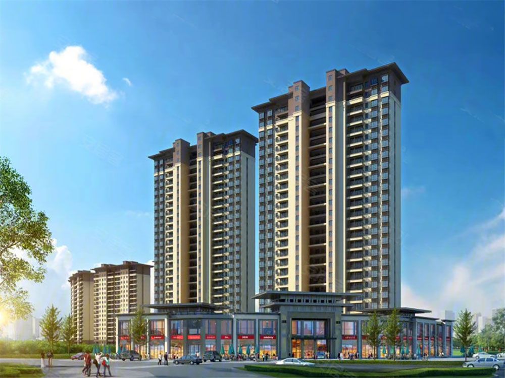 欣荣御府项目位于长风路与东方路交汇处（华瑞明珠酒店对面）