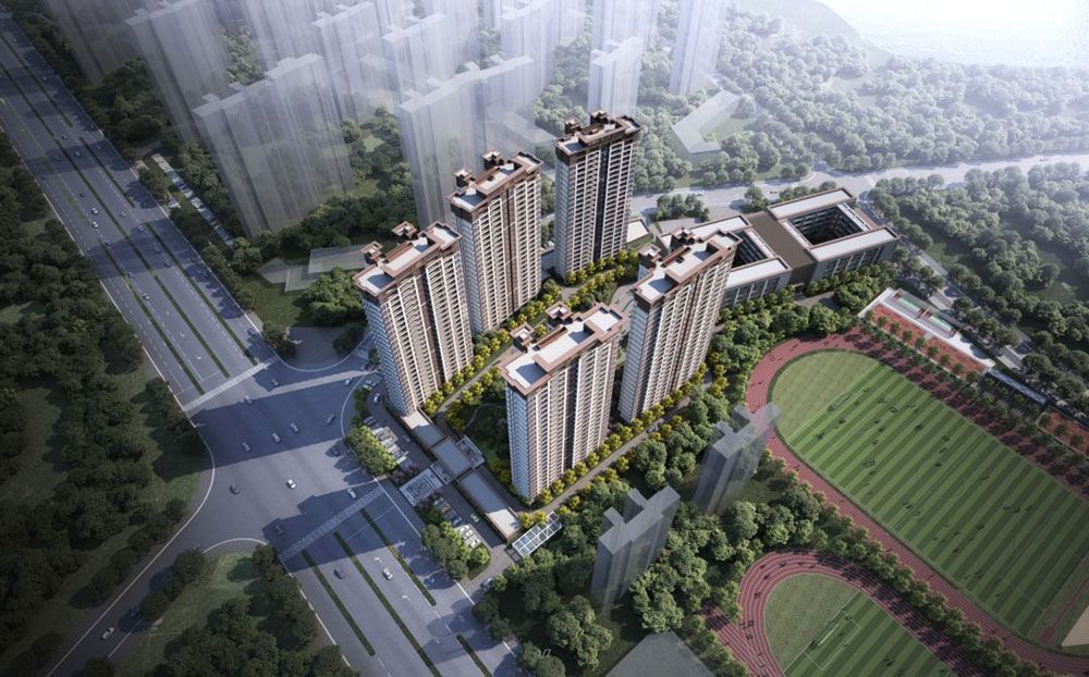 大唐世家项目位于岳阳县荣湾湖北岸（岳阳县一中集英学校）