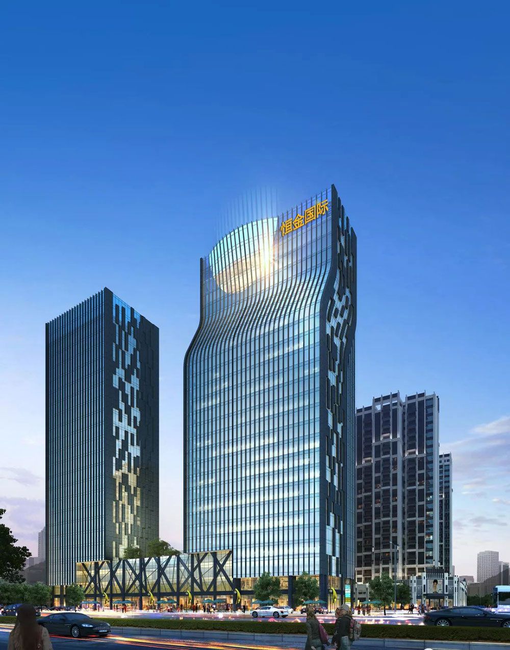 恒金国际项目位于联港路以东，北环路以北(芭蕉湖西侧）