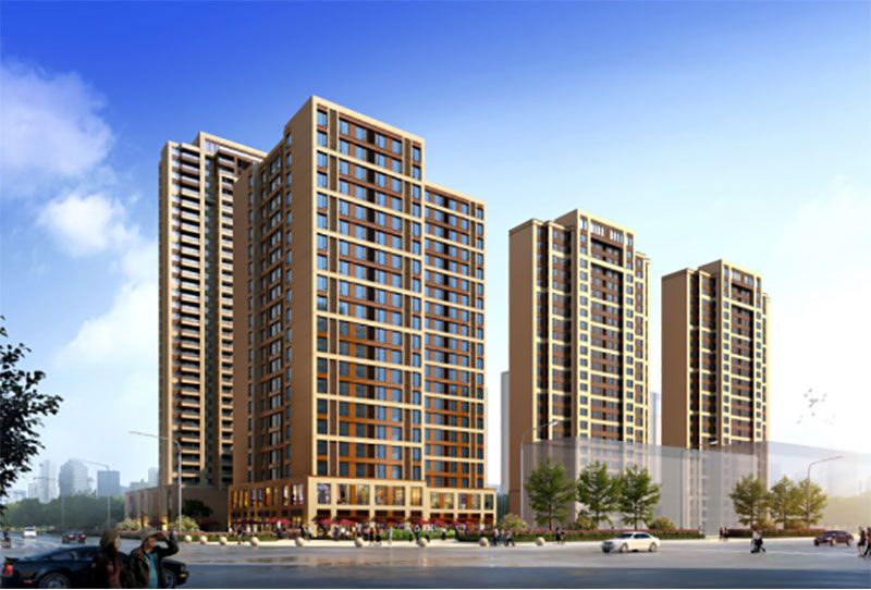 巴陵正荣府项目位于巴陵中路与旭园路交汇处（原花果山水果市场）