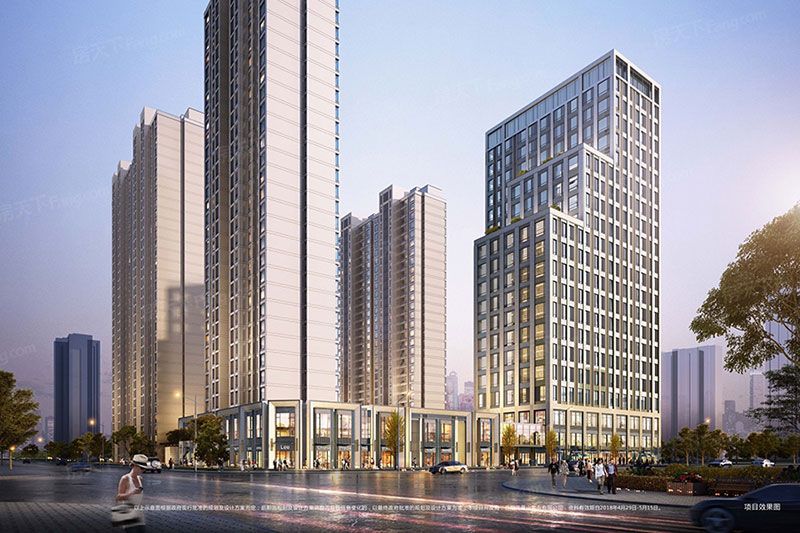 巴陵正荣府项目位于巴陵中路与旭园路交汇处（原花果山水果市场）