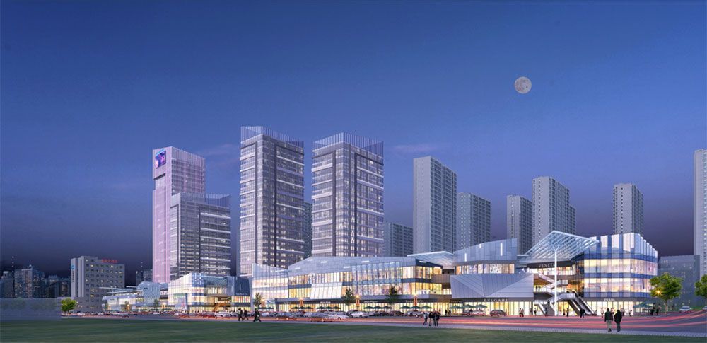 城市之光项目位于岳阳楼区南湖大道与青年中路交汇处（原杨树塘）