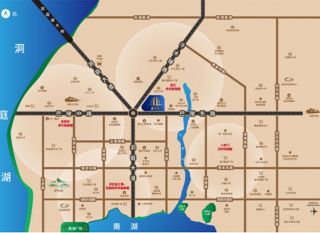 岳阳岳阳楼区港九湾二期为您提供该项目区位图欣赏