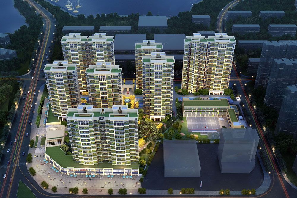 天伦湖与树项目位于得胜北路与枫桥湖交汇处