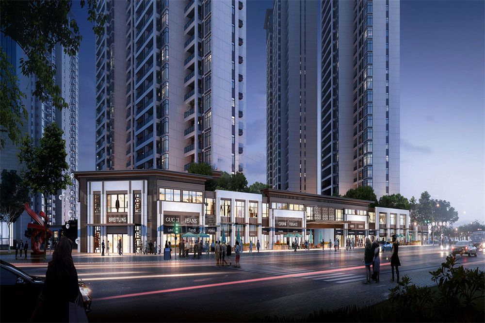 中环名座项目位于青年中路与南湖大道交汇处楼区妇幼旁