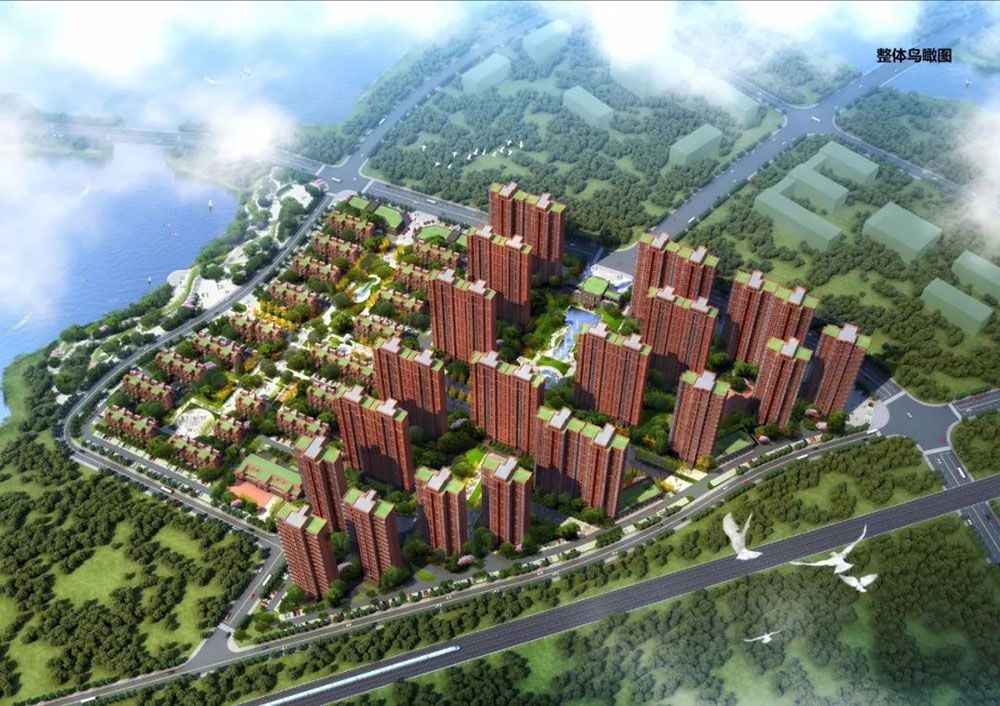 锦绣新城项目位于芭蕉湖东岸（洪源小区对面）