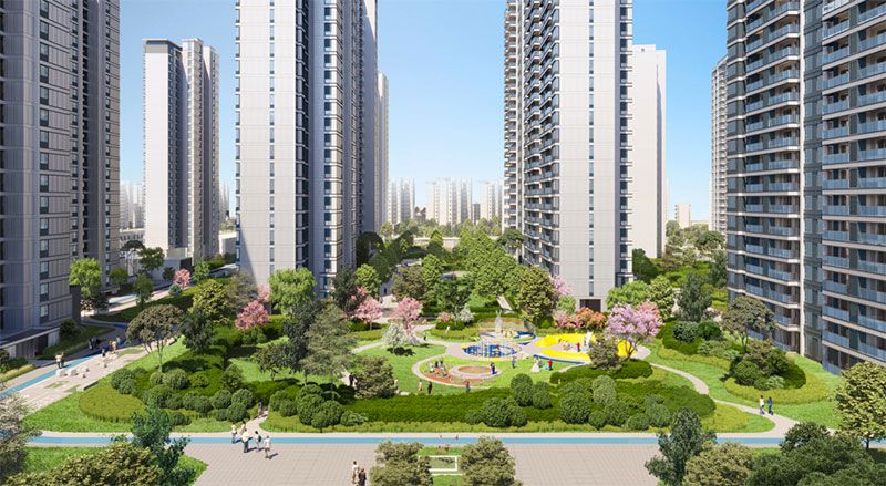 环球中心项目位于磨子山南路与沿湖南路交汇处（南津港大堤洞庭新城旁）