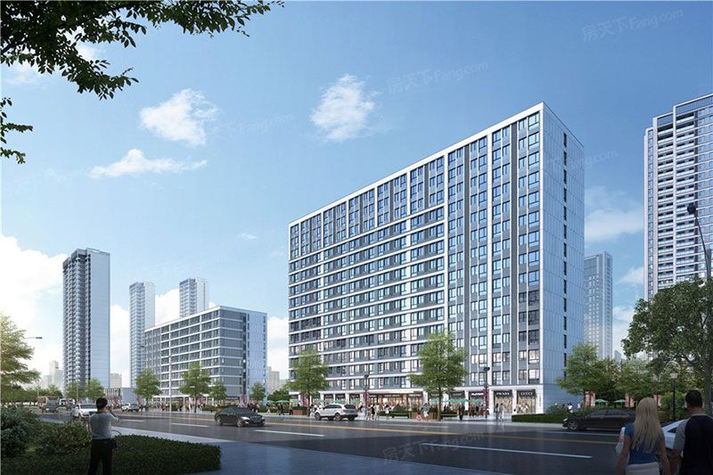 环球中心项目位于磨子山南路与沿湖南路交汇处（南津港大堤洞庭新城旁）