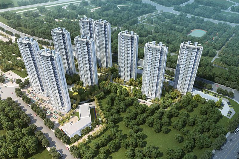 环球中心项目位于磨子山南路与沿湖南路交汇处（南津港大堤洞庭新城旁）