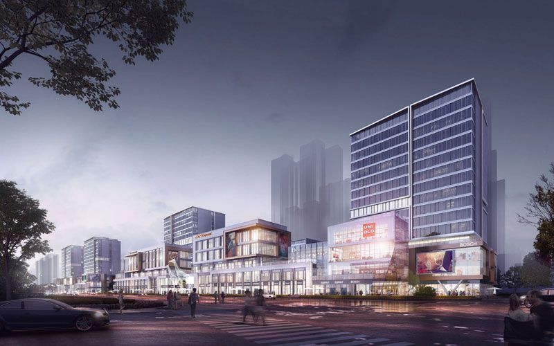 融创都会中心项目位于洞庭大道与青年东路交汇处东北角