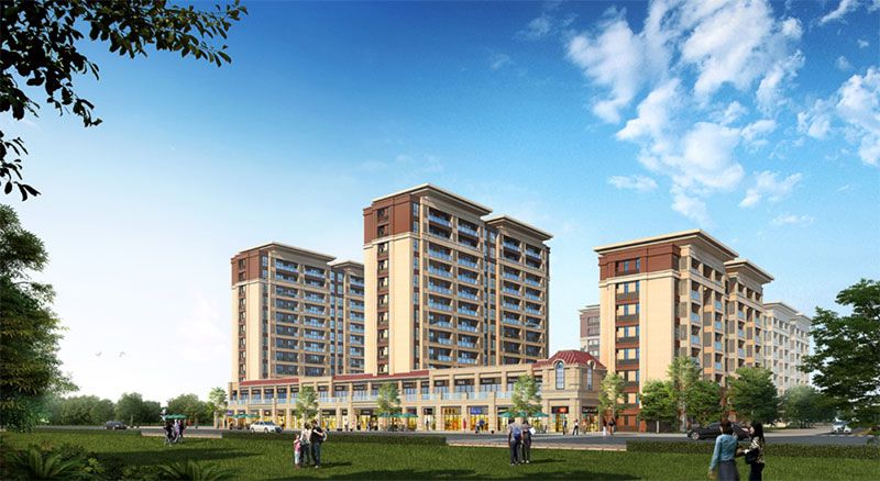 富兴学府项目位于金盆山路以南，老贯冲路以东