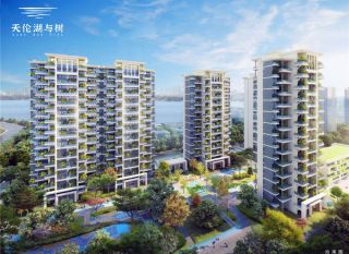 岳阳岳阳楼区天伦湖与树为您提供该项目实景图欣赏